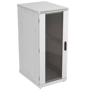 Шкаф телекоммуникационный напольный 19",33U(600x800), ШТ-НП-33U-600-800-С, передняя дверь стекло ССД