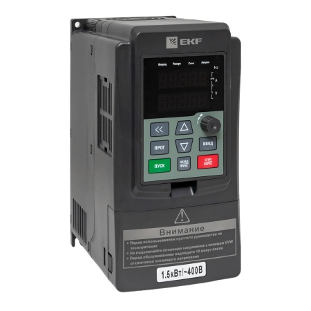 Преобразователь частоты 1,5/2,2кВт 3х400В VECTOR-100 EKF PROxima